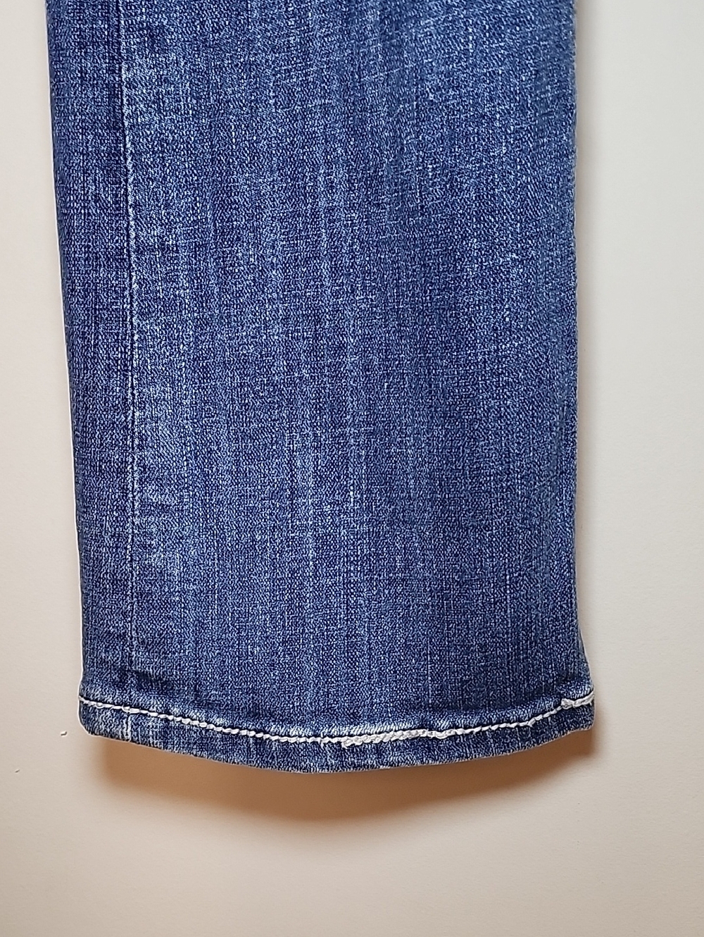 Rock & Roll Cowgirl Y2K Women's Dark Blue Studded Bootcut Jeans Size 27 - Picture 10 of 16